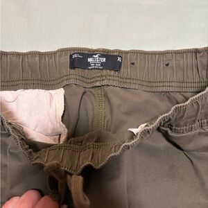 Hollister Khaki Green Casual Shorts